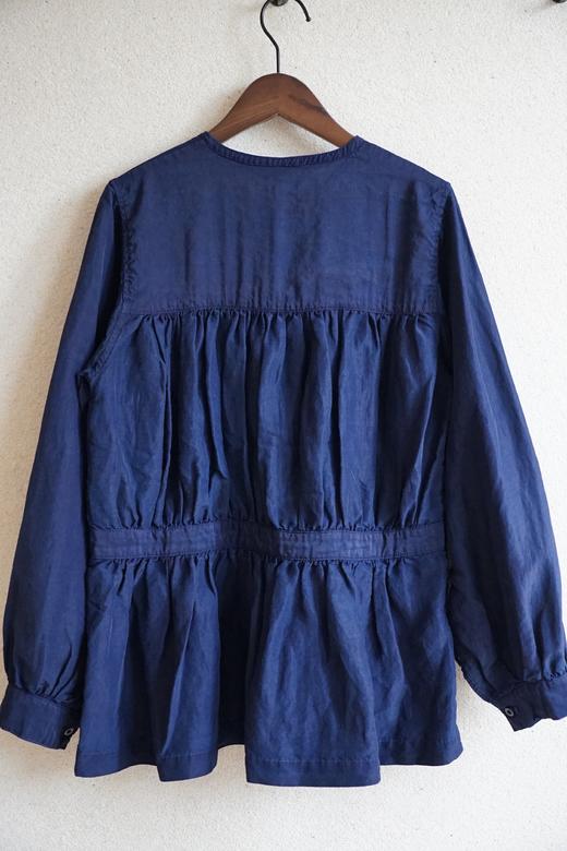 outil 苎麻混纺手工染褶皱收腰衬衫 商品图9