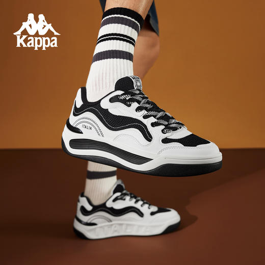 Kappa卡帕背靠背板鞋女款新款夏季情侣男女厚底增高运动休闲鞋子K0FY5CC71 商品图4