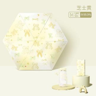 六折黑胶渐变蝴蝶结伞 商品图3