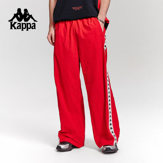 Kappa卡帕背靠背运动裤女2025新款夏季休闲防泼水跑步裤男休闲裤K0FY2AY01 商品图3