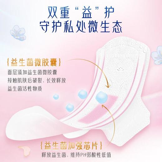 樱恋 益生菌奢柔日用卫生巾 245mm 9片/包 商品图1