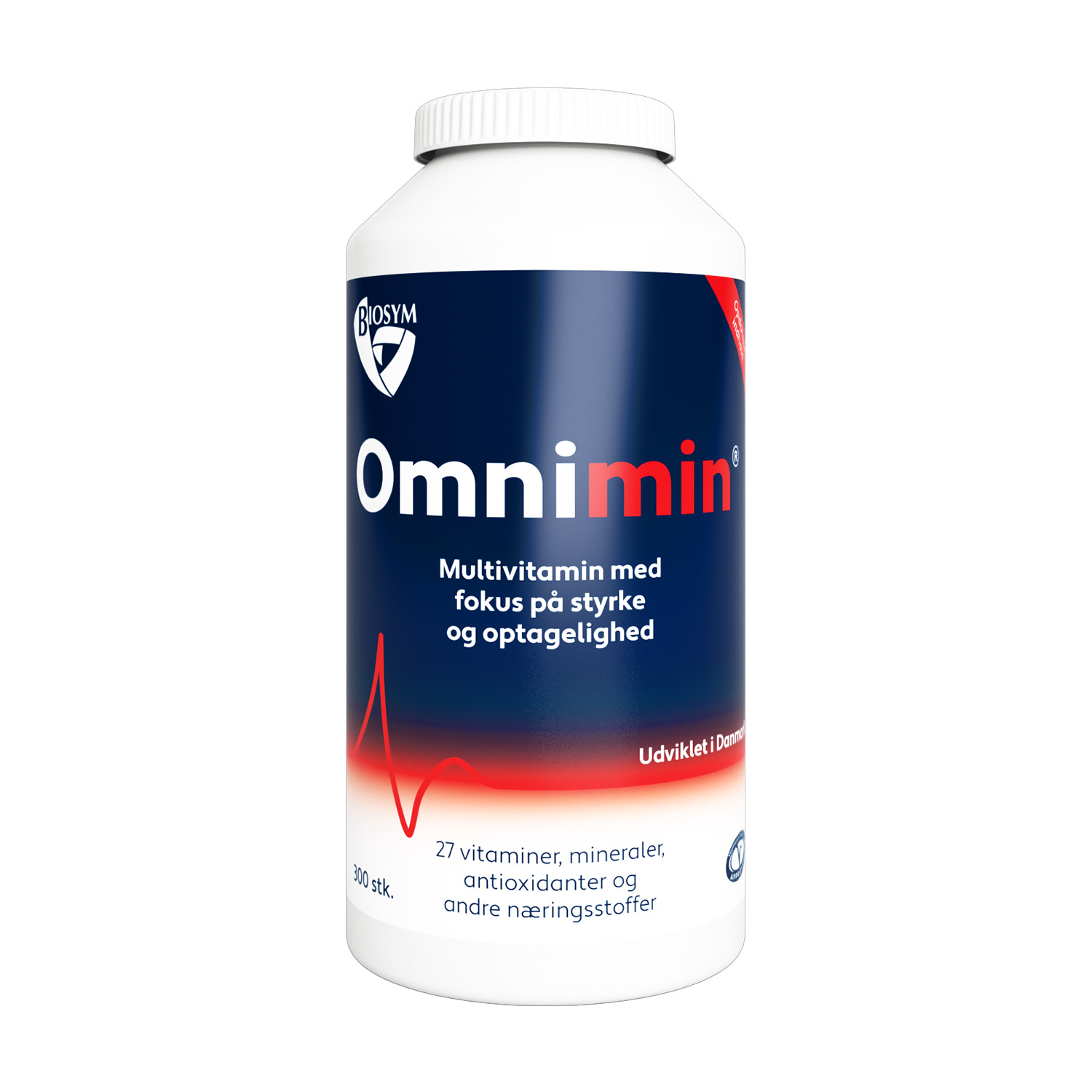 [丹麦]Biosym综合维生素300粒.Biosym Omnimin Multivitamin 300tabs.