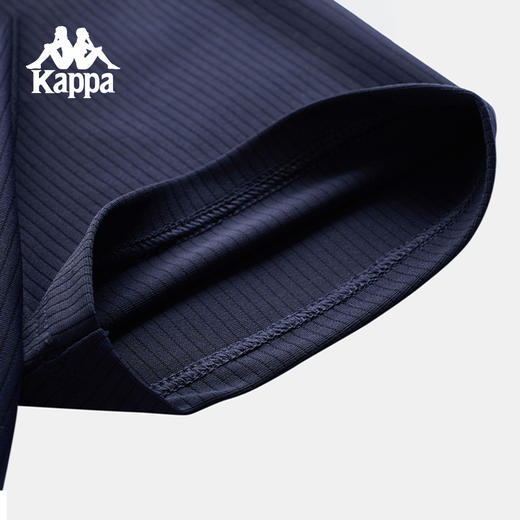 Kappa卡帕背靠背运动t恤男士2025夏季新款圆领短袖凉感透气上衣女K0F62TD44 商品图2