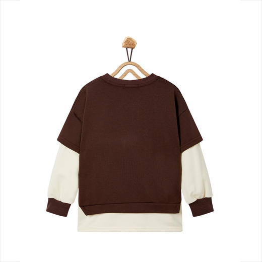 【辛巴娜娜】simbanana男童上衣秋装新款中大童假两件卫衣 商品图1