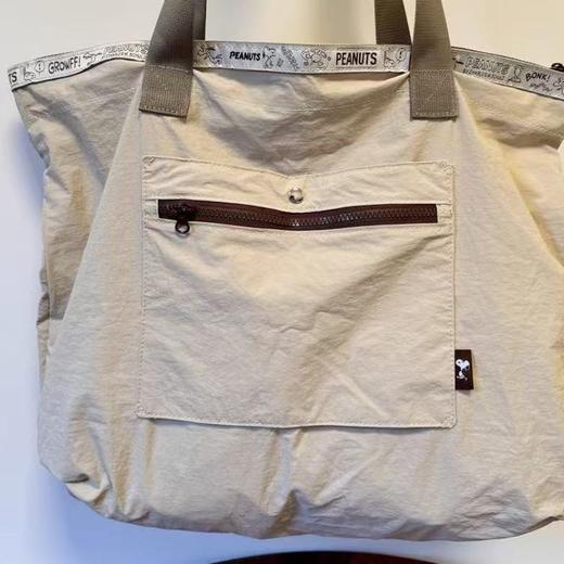 大容量～日系可爱史努比旅行袋行李包可套拉杆箱便携可折叠健身包潮日系可爱妈妈包 商品图4