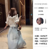 清仓捡漏 LINCHAOZHANG LQ250063 淡蓝色手工带半裙LC250111 淡蓝色一字肩衬衫 商品缩略图0