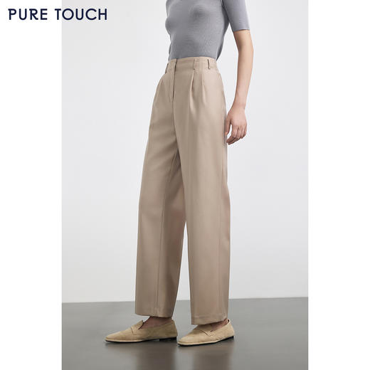 PURE TOUCH高腰显瘦弹力女士长裤修身百搭通勤必备 商品图3