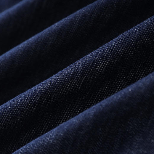 「高货wl」全新升级【铂金会员358/天猫479/差价121】(91614)洛诗琳气质褶皱收腰连衣裙2025夏季新款遮肉显瘦牛仔裙女 商品图3