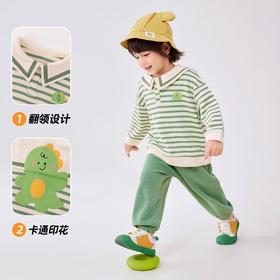 【秋季上新】嘟嘟家儿童男童女宝秋季海军领卫衣套装