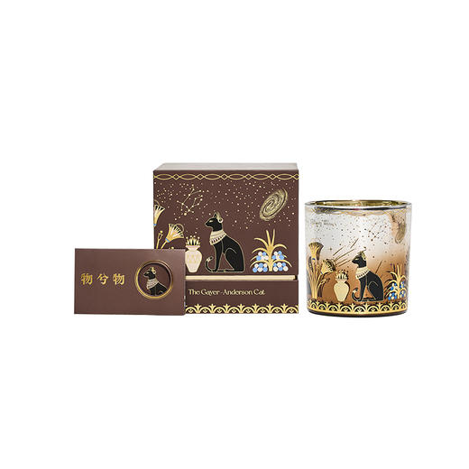 大英博物馆安德森猫系列果冻氛围灯香薰蜡烛-埃及檀香 商品图5