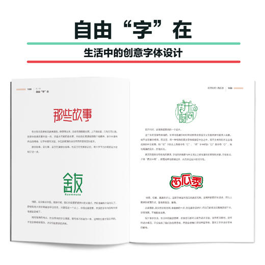 字体设计技巧与创意 自由字在刘兵克字体设计教程书站酷设计师基础平面设计艺术设计类教材书设计字库 商品图3