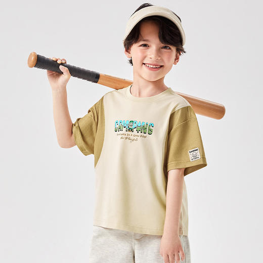 B.DUCK小黄鸭童装夏季男童短袖T恤105-150 BF2501910A 商品图1
