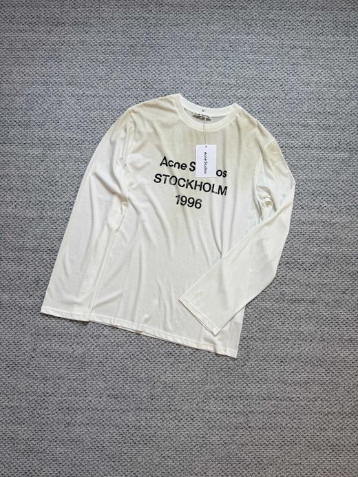 Acne Studios 1996系列复古水洗磨破做旧版长袖上衣 男女同款情侣系列 （BG） 商品图1