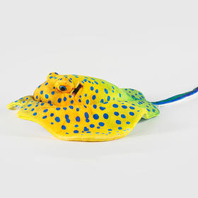 贝林自然世界53cm魔鬼鱼毛绒玩具博物馆伴手礼