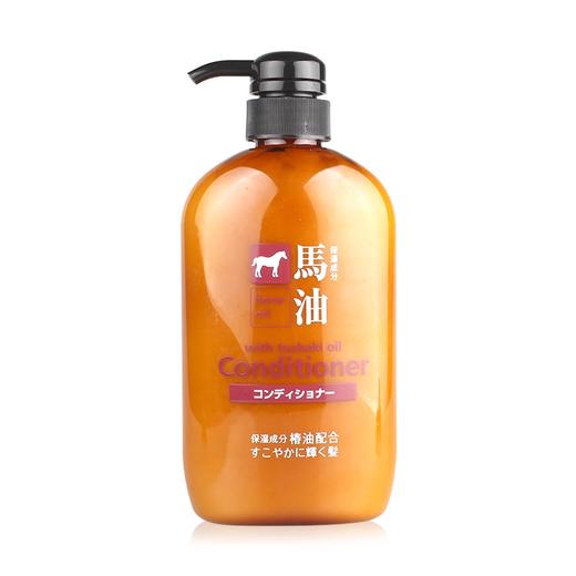 【一般贸易】日本熊野油脂无硅马油护发素600ml 商品图0