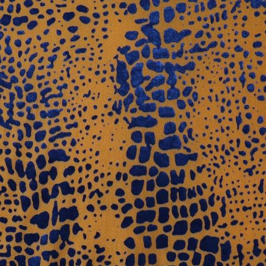 T4462SDSA秋季新款男士痞帅渐变不规则植绒撞色圆领长袖T恤潮流时尚 商品图3