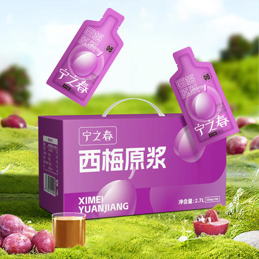 【现货现发】西梅原浆 新疆优质西梅 鲜榨工艺不加水 还原鲜果味道 刮油解腻 富含花青素和膳食纤维 真材实料100%原浆  小包装易携带 商品图4