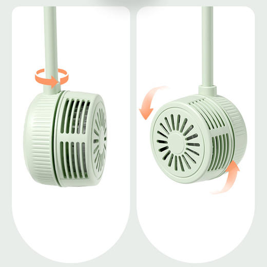【炎夏🔥解锁清凉新姿势】可折叠挂脖风扇💨静音便携+360°旋转，随时随地畅享清爽风！ 商品图3