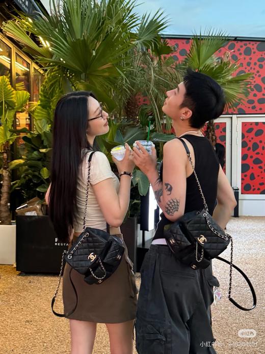 D072433黑金小青蛙可可爱爱双肩包 单肩手提包 商品图9