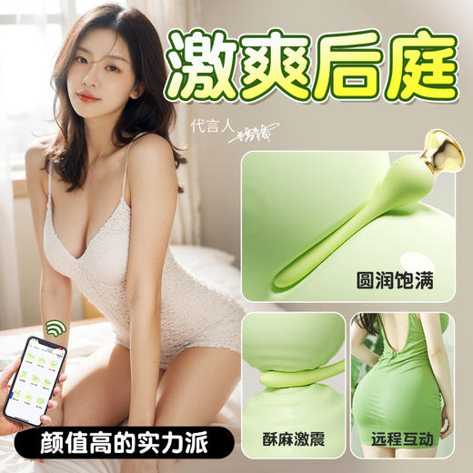【女用器具】谜姬 云之羽肛塞阴肛两用 商品图2
