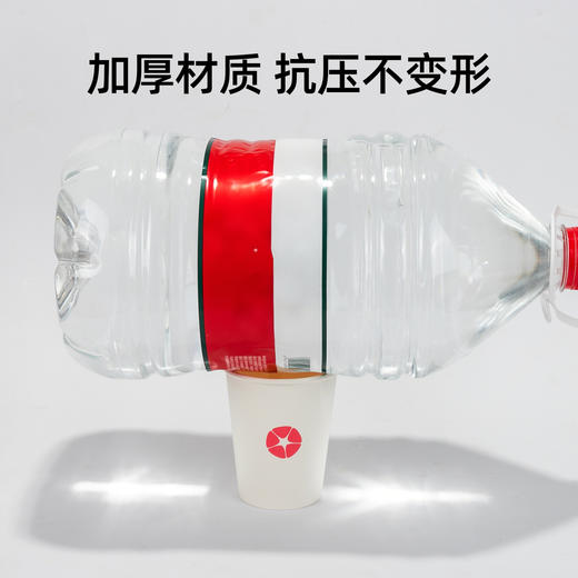 喇叭花一次性纸杯加厚家用办公室喝水咖啡豆浆茶杯热饮广告定制 商品图3