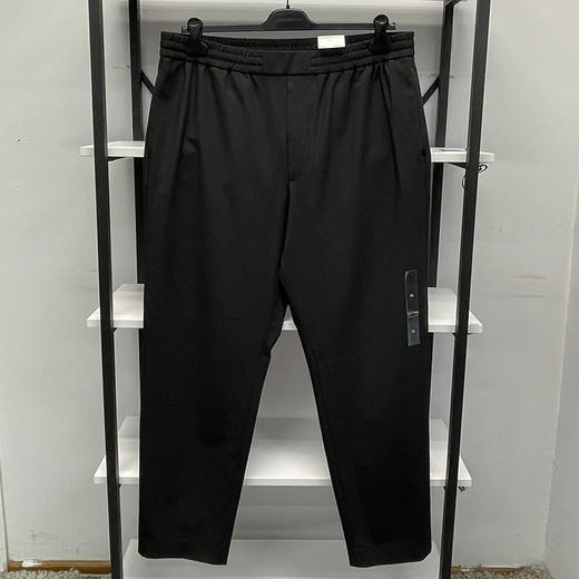 Calvin Klein/CK 男士春秋纯色弹力通勤百搭松紧腰直筒长裤 商品图0