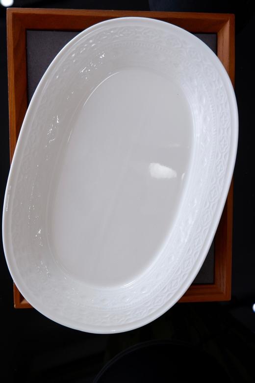 二店y Mirace Dynaty平替 【纯白简约浮雕陶瓷餐具系列】 奢华大气美到极致 商品图14