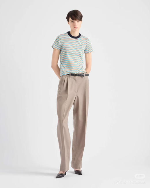 条纹圆领衫。自己备注号码颜色。  蓝条。红条 商品图6