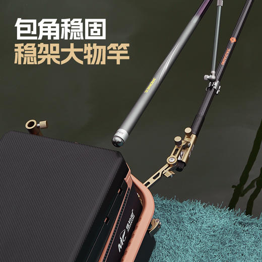 佳钓尼新品黑金战甲钓箱多功能钓箱稳固轻巧坐钓坐钓好帮手 商品图2