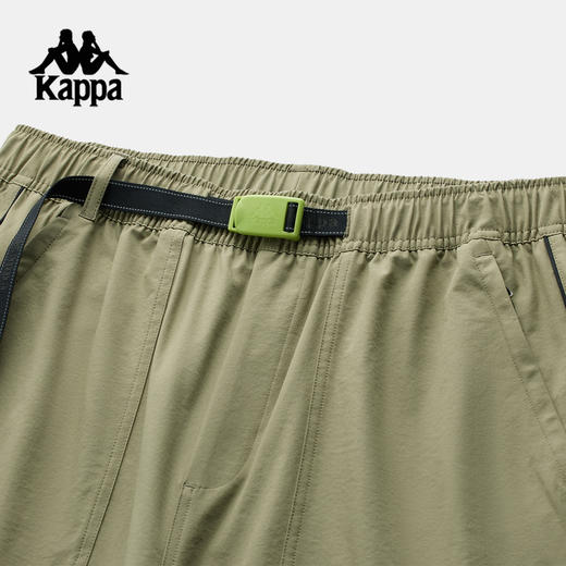Kappa卡帕背靠背运动长裤男新款夏季宽松直筒裤刺绣口袋工装裤子KPCIBAX91 商品图2