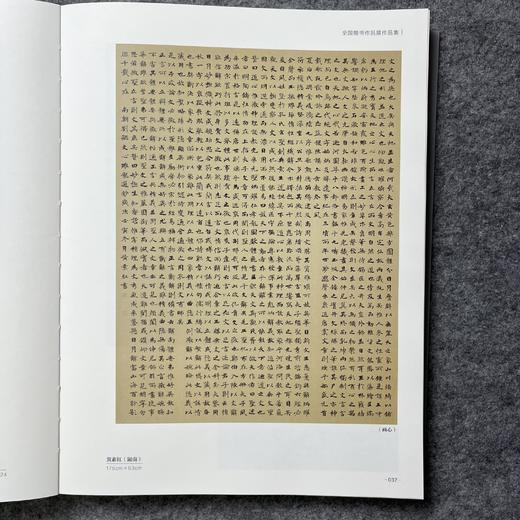 2022中国书法年展 全国楷书作品展作品集  商品图3