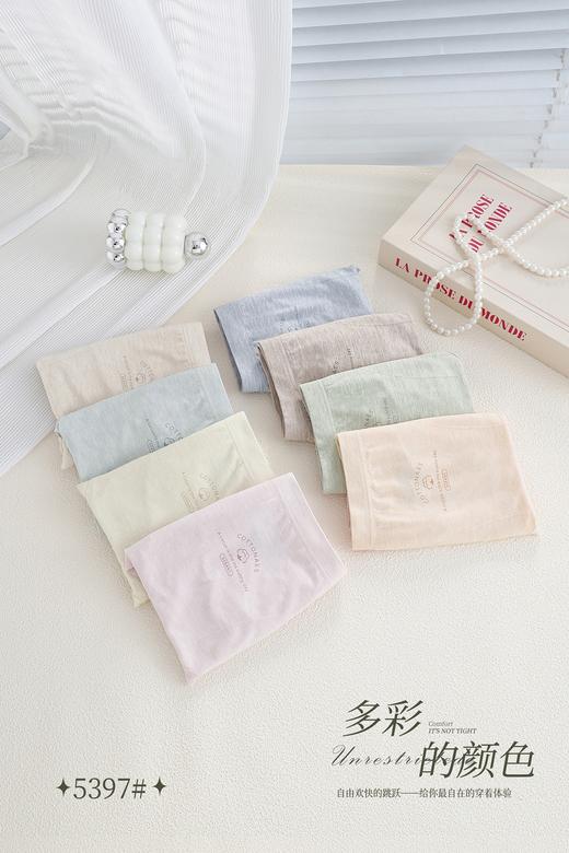 新款大版甜美无缝内裤亲肤舒适中腰包臀抑菌高弹5397 商品图1