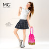 mc2女装翻领无袖针织衫配百褶半裙夏季新款学院风小个子甜美可爱 商品缩略图2