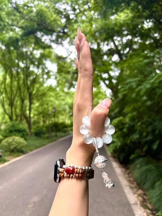 【普陀山】猫眼好运铃铛手捻 招财进宝-普陀山发货 商品图0