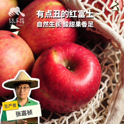 有机真的丑红富士苹果（满2件减20元） | 合作生产 Organic-real ugly Fuji apple | Coproduction 商品图0