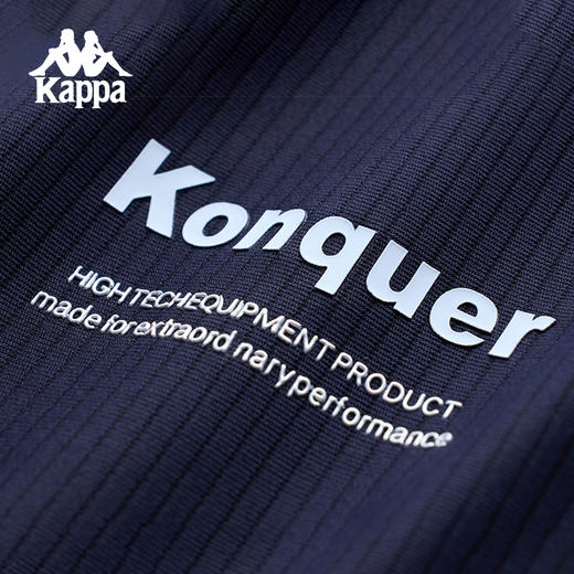 Kappa卡帕背靠背运动t恤男士2025夏季新款圆领短袖凉感透气上衣女K0F62TD44 商品图4