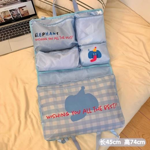 ✨29.9包邮💰移动衣柜⭐旅行收纳还得靠它呀‼️六合一的旅行收纳包， 分格收纳✅容量巨大✅干净整洁！ ✅多规格的收纳，💥完全承包了分区收纳的烦恼 商品图4