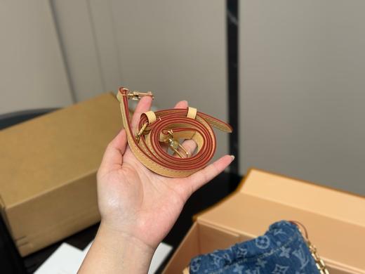 D072427当红时尚牛仔老花中古包水桶包单肩斜跨包 商品图7