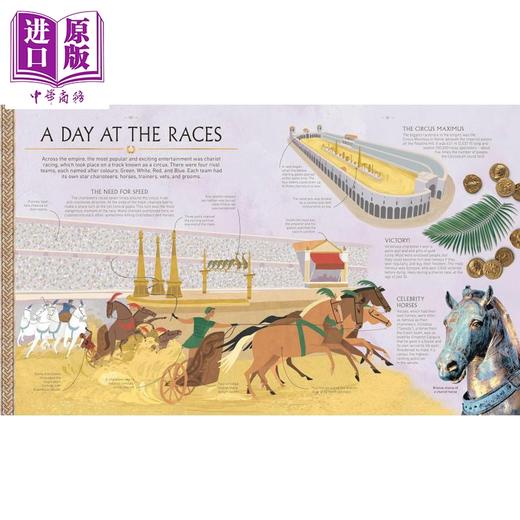 【中商原版】DK古代史系列 古罗马 Ancient Rome 英文原版 儿童历史读物 科普知识绘本 进口童书 精装 9岁以上 商品图4