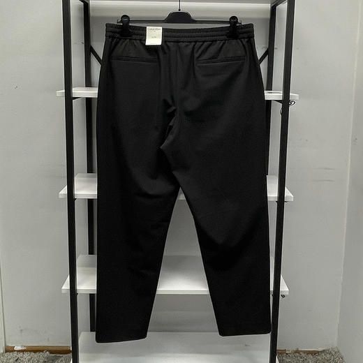 Calvin Klein/CK 男士春秋纯色弹力通勤百搭松紧腰直筒长裤 商品图1