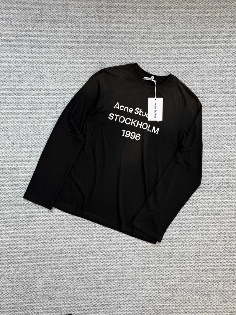 Acne Studios 1996系列复古水洗磨破做旧版长袖上衣 男女同款情侣系列 （BG）