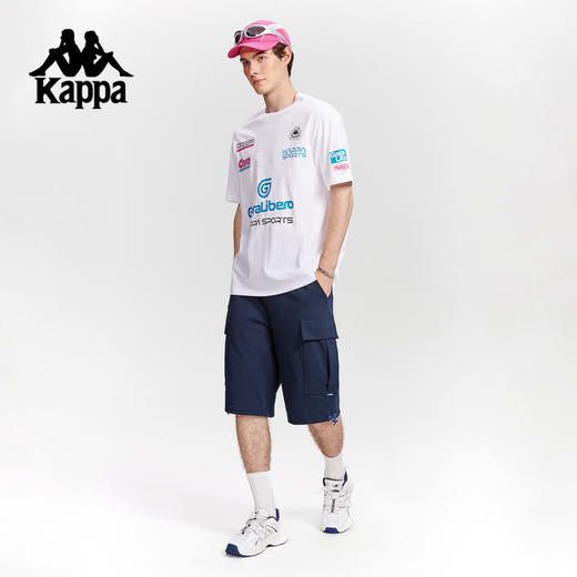 Kappa卡帕背靠背运动短裤男款2025新款夏季宽松透气休闲工装裤女KPCJCDY02 商品图4
