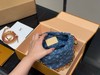 D072427当红时尚牛仔老花中古包水桶包单肩斜跨包 商品缩略图6