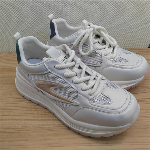 豪行夏季新款24230270运动休闲韩版中跟女鞋凉鞋网鞋 商品图1