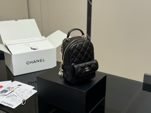 D072435新款小容量 可爱荔枝牛皮双肩背包 单肩包 商品图0