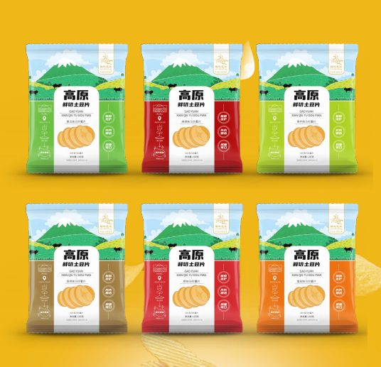 色达高原鲜切薯片  追剧神器 嘎嘣脆