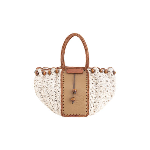 苏苏姐家闲织菜篮手提包手工DIY钩针编织包包蕾丝线毛线材料包 商品图4