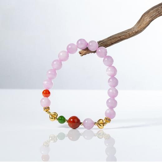 雾月纱 紫锂辉转运手串 商品图3