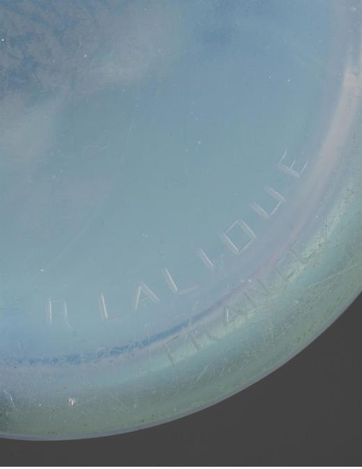 独角鹿西洋古董法国顶级水晶工坊莱俪LALIQUE设计出品「CEYLAN 鹦鹉」主题欧泊水晶花瓶 商品图6