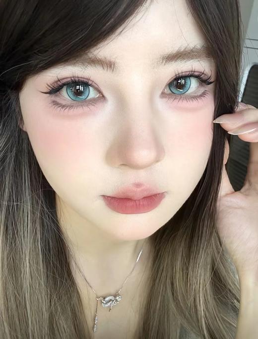 【大直径】PAPADOX-清霜碧玉 绿-14.5mm【月抛 0-800度 无525/575】 商品图2